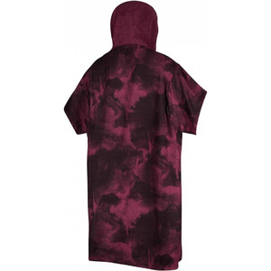 2021 Mystic Herren Allover Poncho / Changing Robe 200130 - Oxblood Red